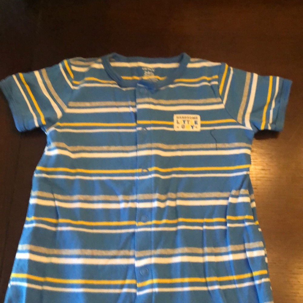 Striped romper